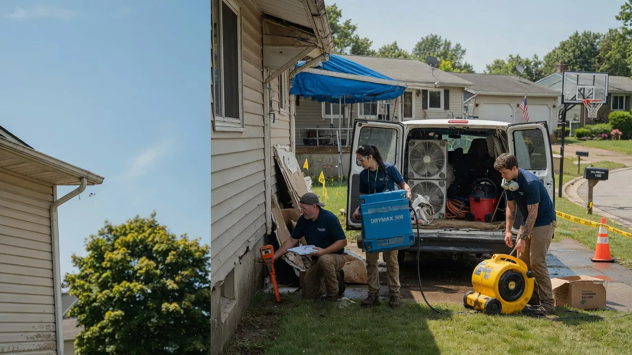 Ceiling Leak Cleanup in Sherwood, OH near me