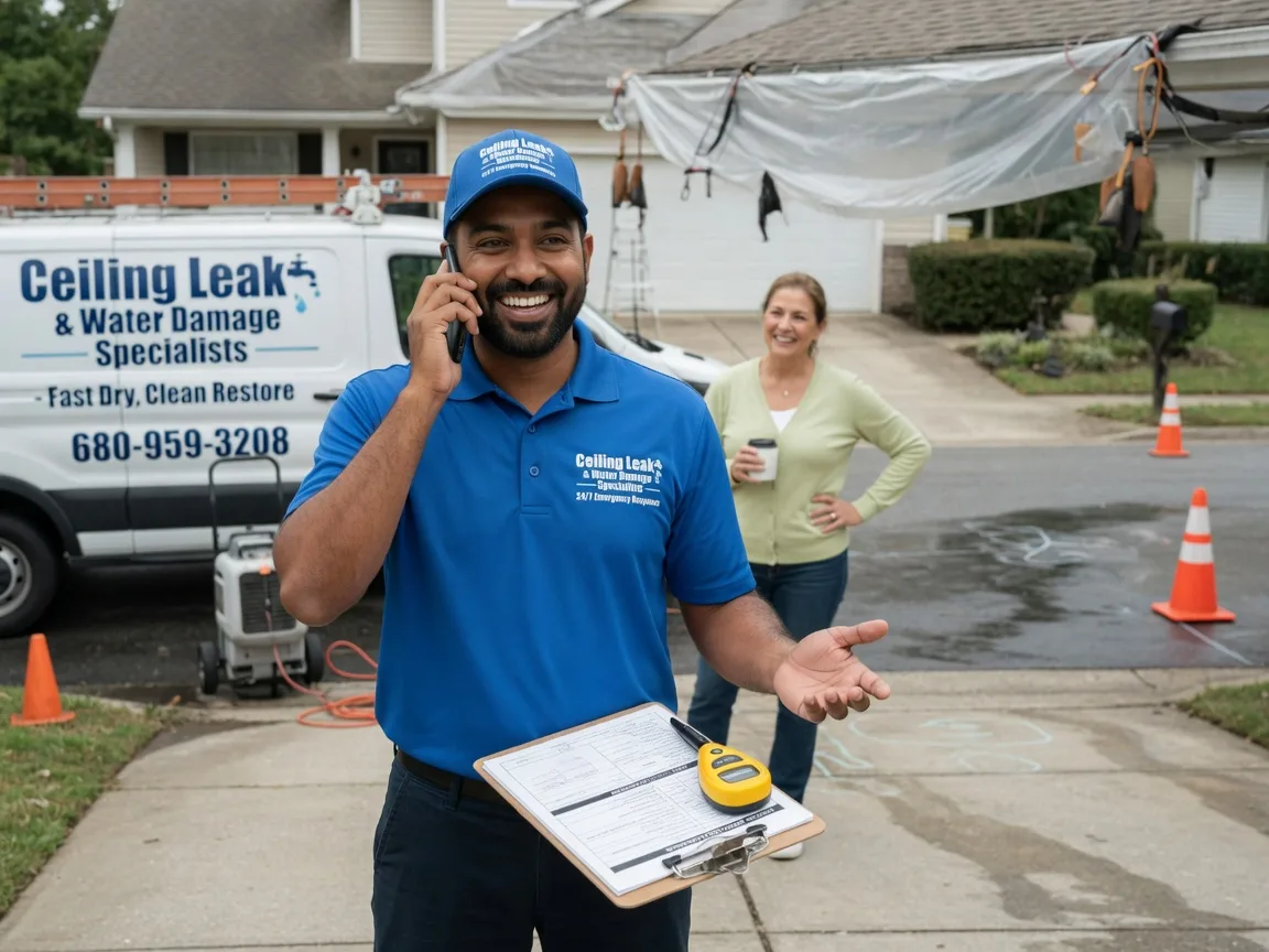 Ceiling Leak Cleanup Sherwood, OH FAQs